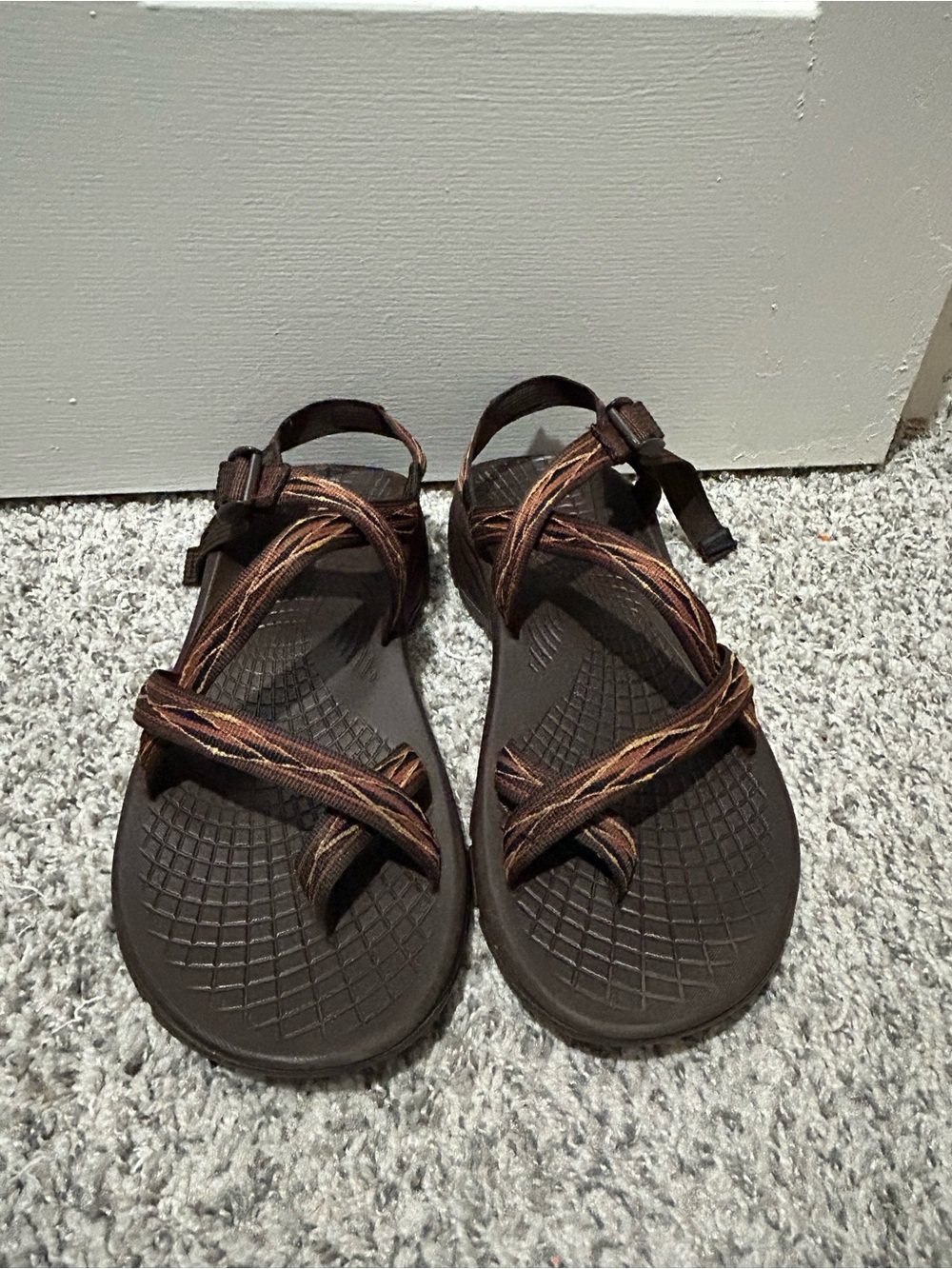 Chaco Men's Z/Cloud X2 Sandals Brown Sport Hiking Outdoor Sandals Size 12